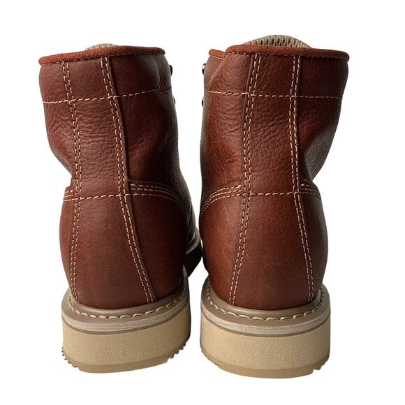 Timberland Work Boot Barstow Wedge 6" Men's 7W Leather Alloy Safety Toe EH - Picture 8 of 10